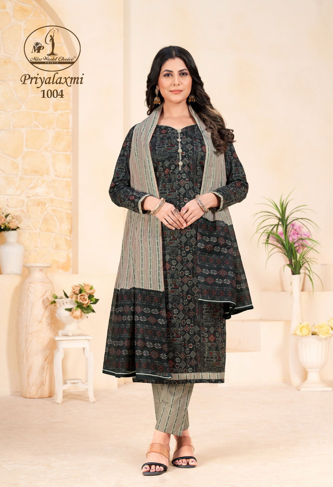 Choice Priyalaxmi Vol 1 Miss World Cotton Dress Material Wholesale Shop In Surat
